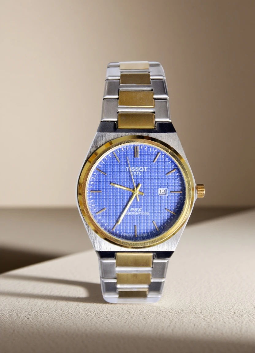 ZS-158 TISSOT-Blue (Classic STAINLESS STEEL MEN WATCH) Zeen Store