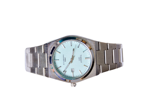 ZS-160 TISSOT-Light Blue (Classic STAINLESS STEEL MEN WATCH) Zeen Store