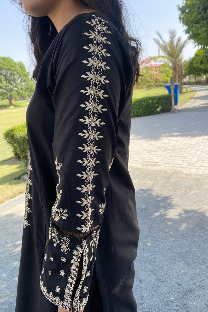 LL-110 (2PC Stitched Cotton Embroidered) Libas-e-Luxe