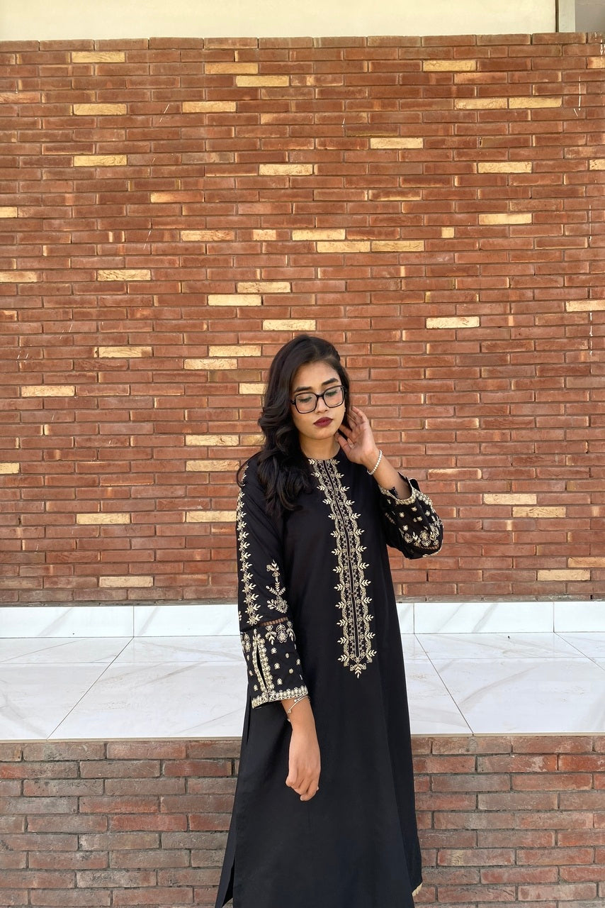 LL-110 (2PC Stitched Cotton Embroidered) Libas-e-Luxe