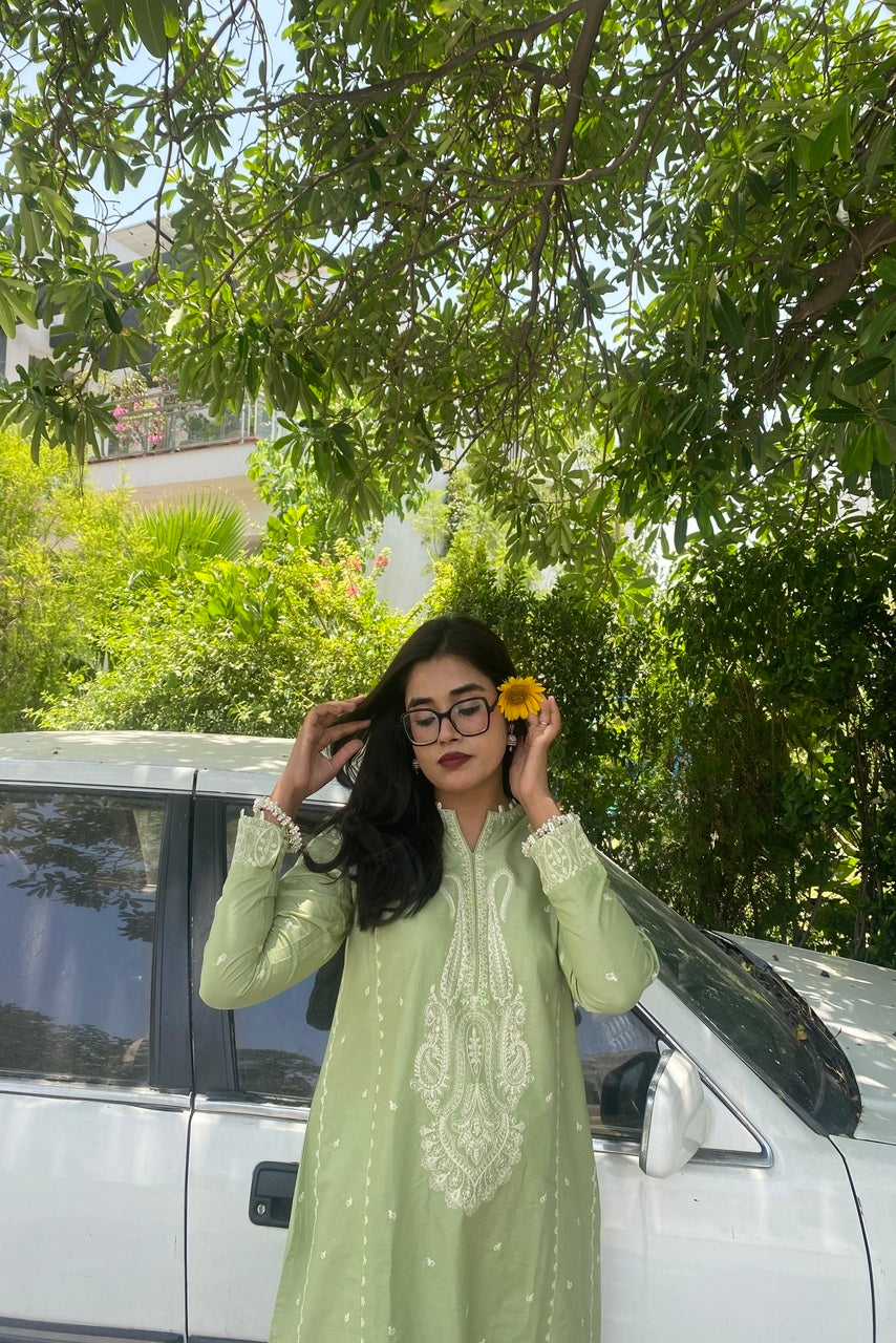 LL-108 (2PC Stitched Cotton Embroidered) Libas-e-Luxe
