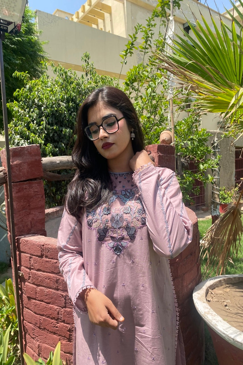 LL-106 (2PC Stitched Cotton Embroidered) Libas-e-Luxe
