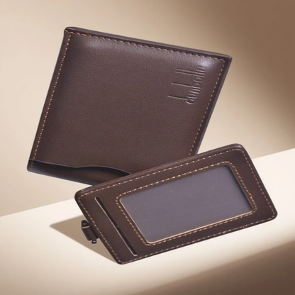 ZS-137 (wallet DUNBOLLU LEATHER MEN WALLET) Zeen Store