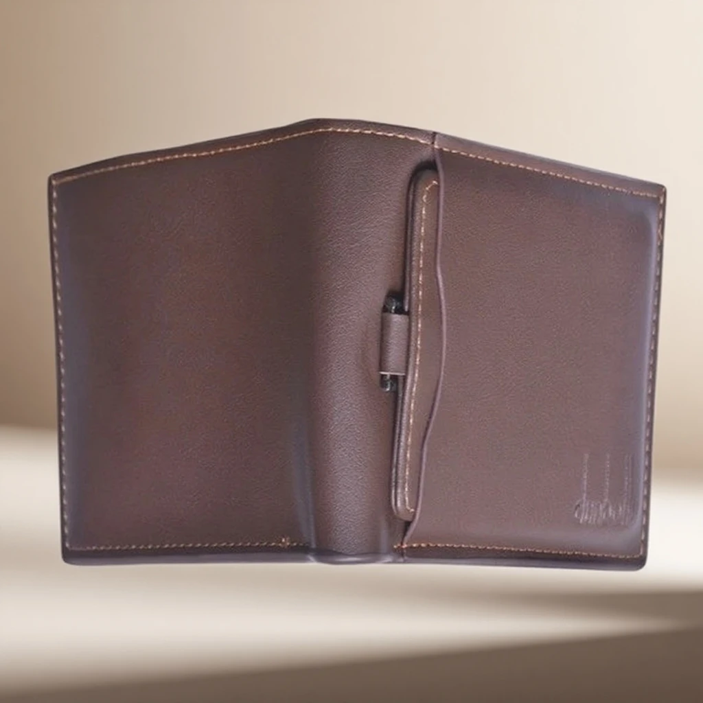 ZS-145 (wallet DUNBOLLU LEATHER MEN WALLET) Zeen Store