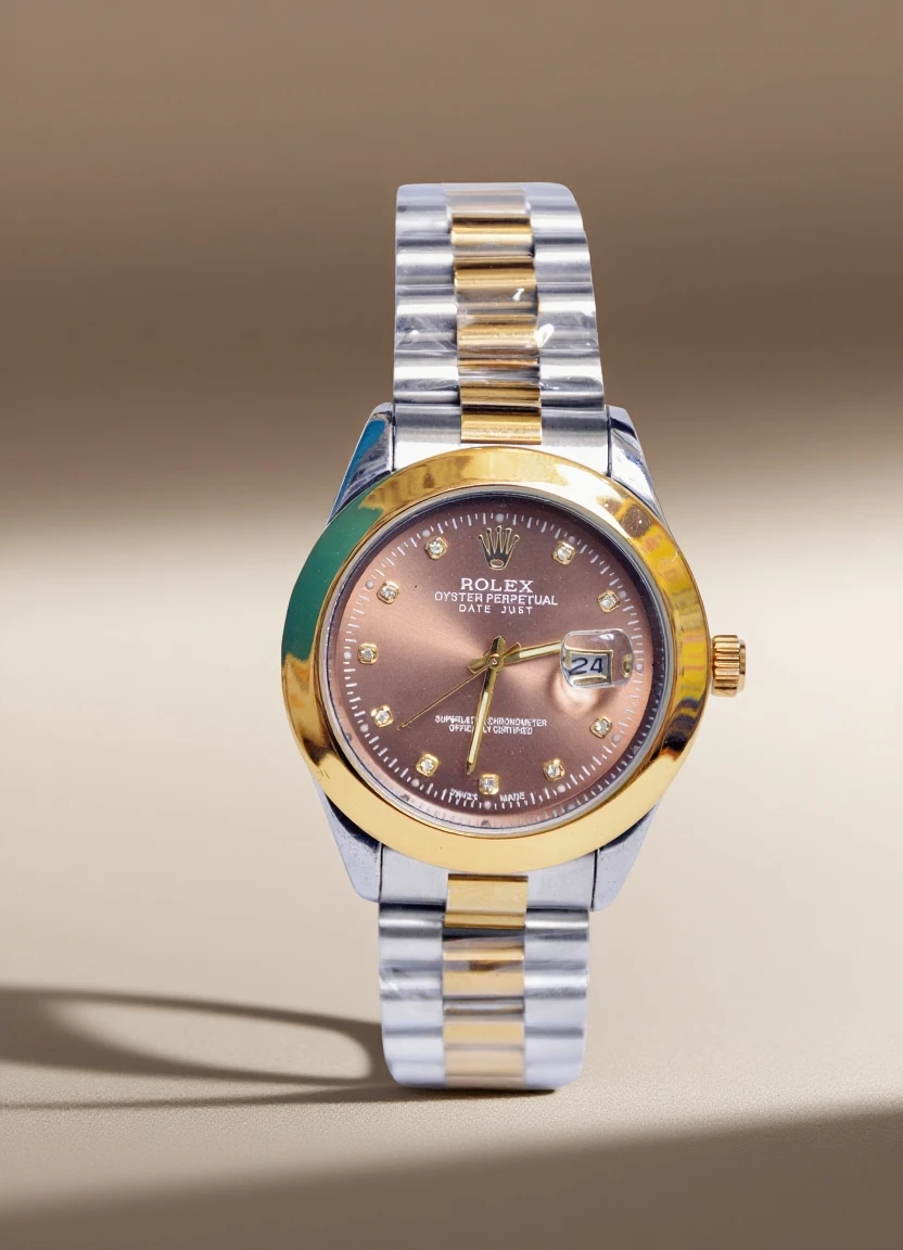 ZS-156 ROLEX-Brown(Classic STAINLESS STEEL MEN WATCH) Zeen Store