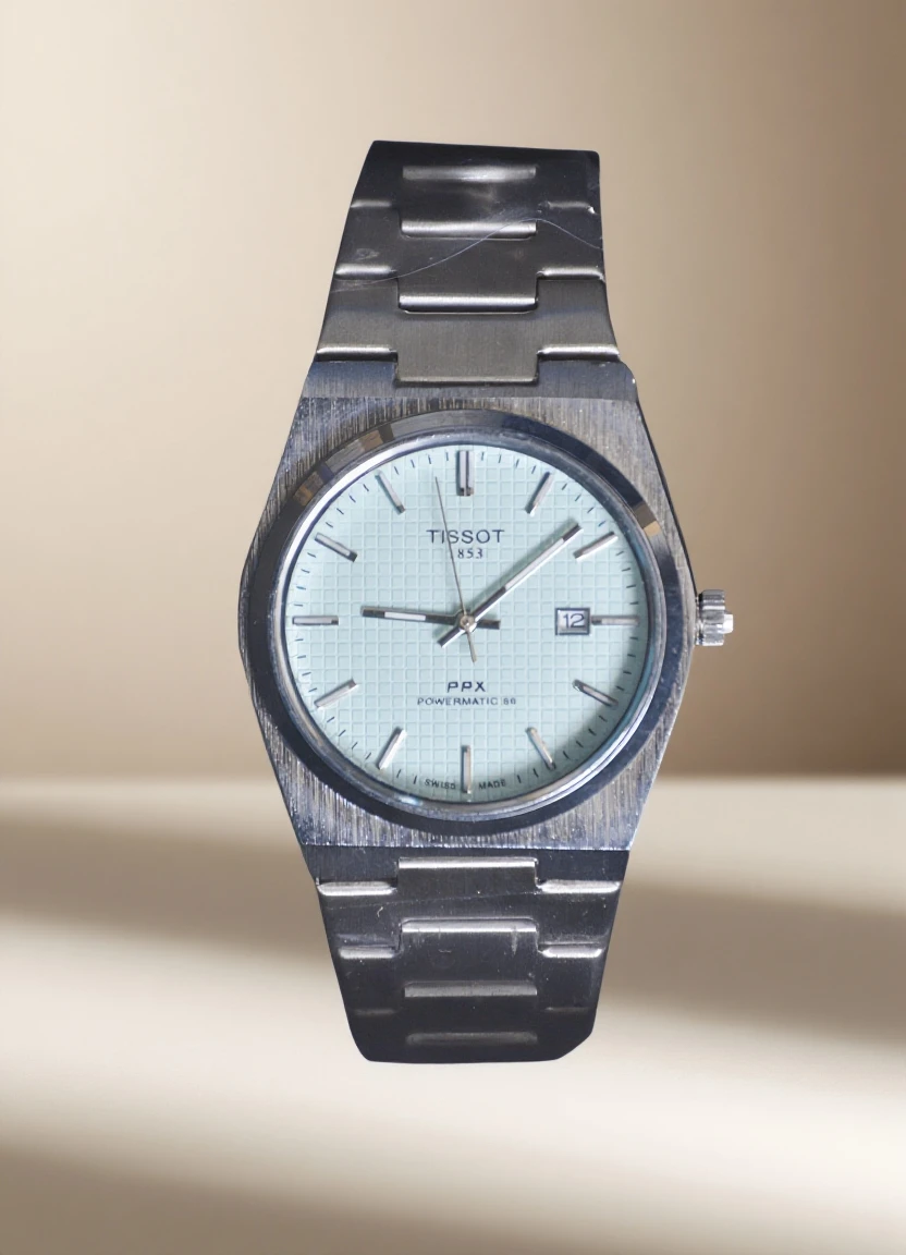 ZS-160 TISSOT-Light Blue (Classic STAINLESS STEEL MEN WATCH) Zeen Store