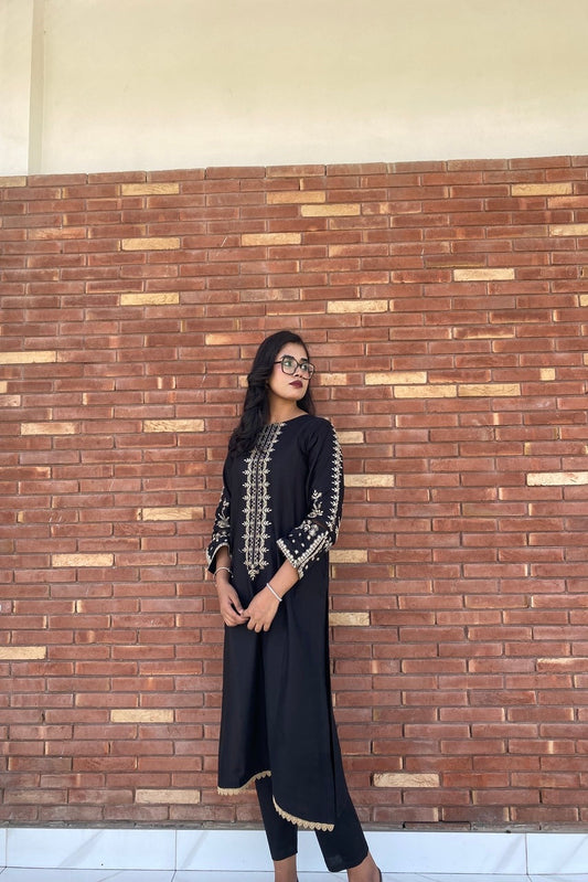 LL-110 (2PC Stitched Cotton Embroidered) Libas-e-Luxe