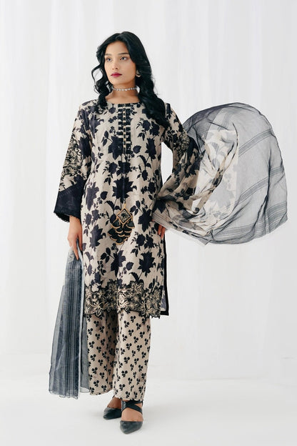 ZS-136 (3PC Stitched Print) Zeen Store