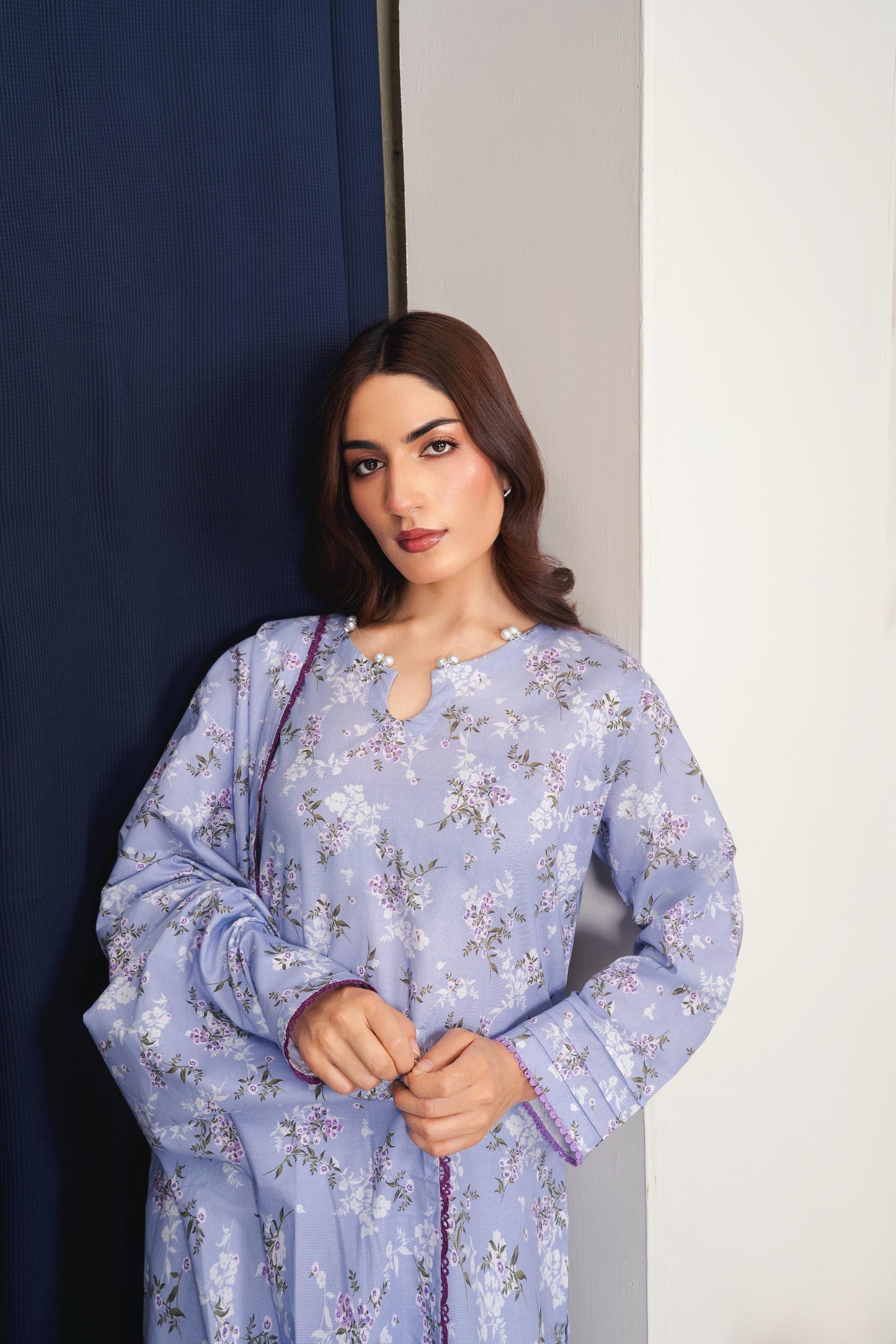 ZS-130 (3PC Stitched Print) Zeen Store