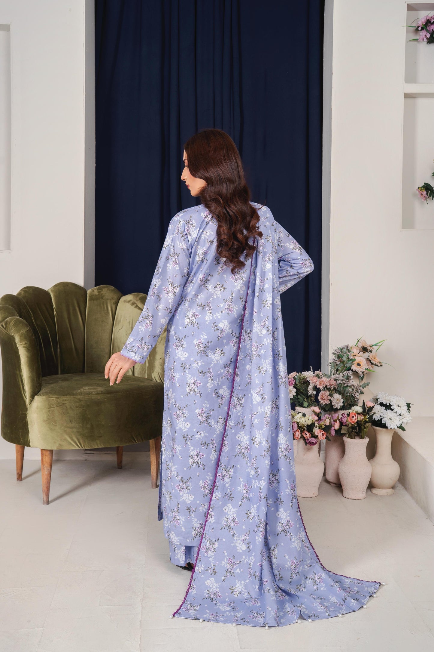 ZS-130 (3PC Stitched Print) Zeen Store