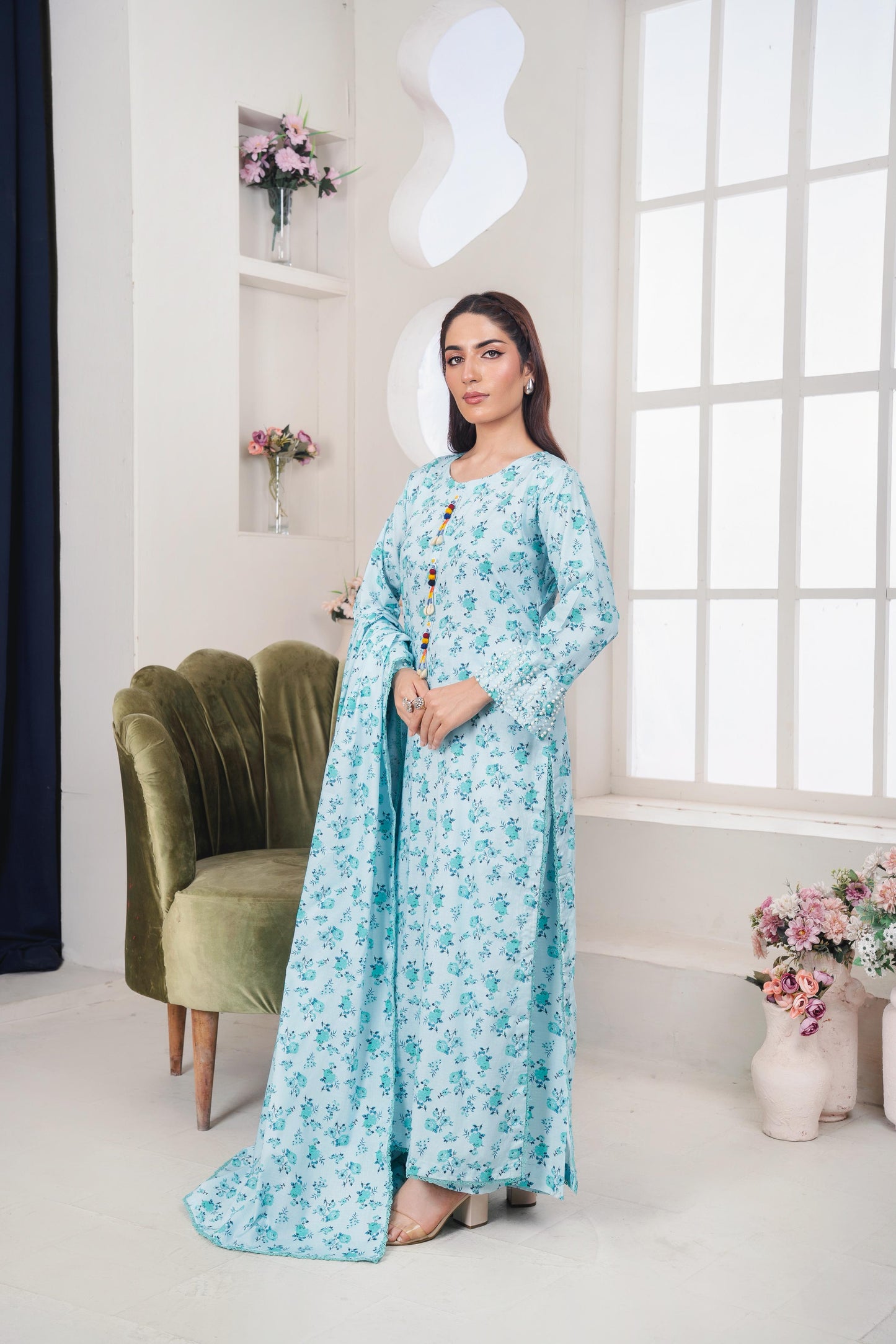 ZS-125 (3PC Stitched Print) Zeen Store