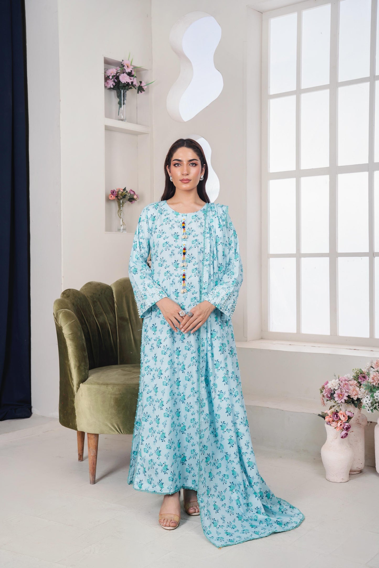 ZS-125 (3PC Stitched Print) Zeen Store